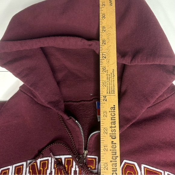 Vtg Champion Size Medium Minnesota Golden Gophers Full Zip Hooded Sweatshirt - Picture 7 of 7